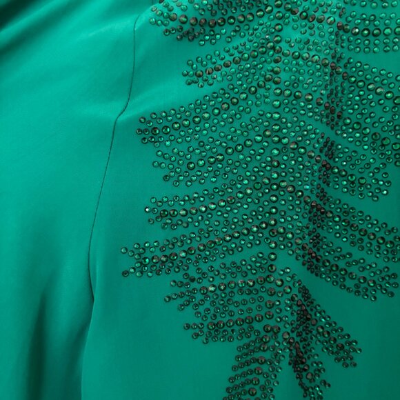 Zara Long Sleeve Rhinestone Cut Out Dress - Picture 11 of 13